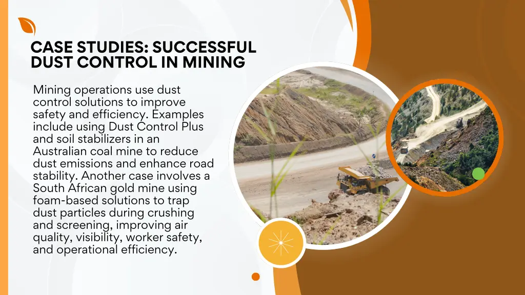 case studies successful dust control in mining