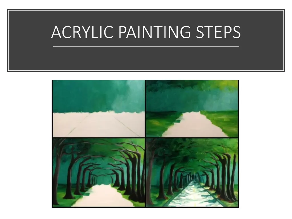 acrylic painting steps