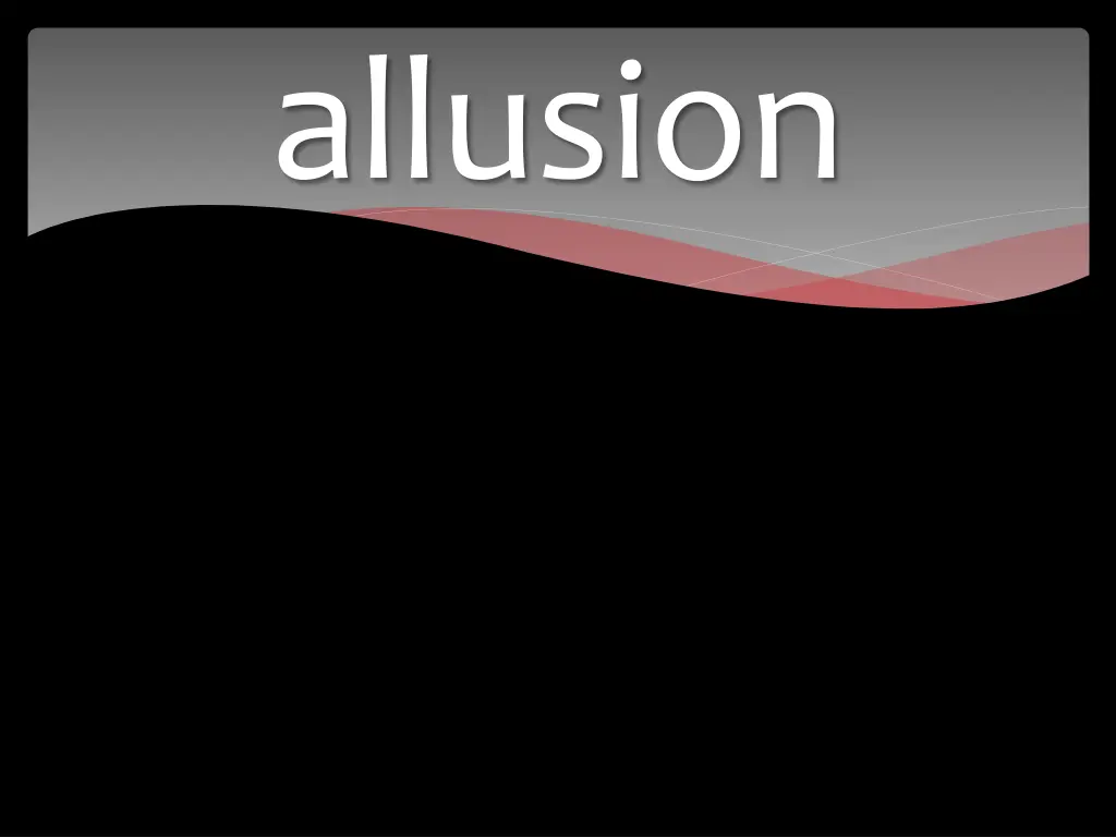 allusion 1