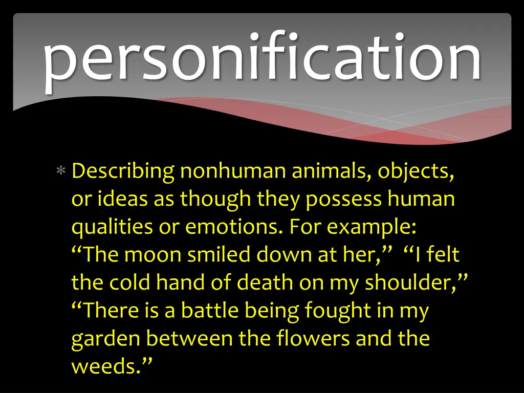 personification