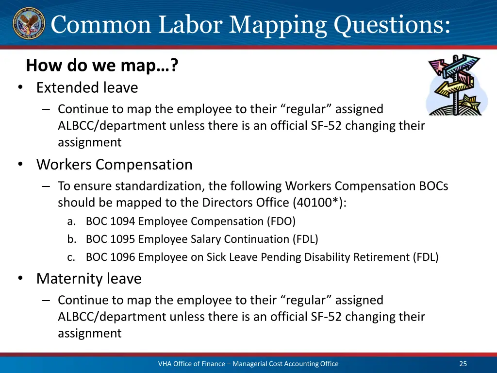 common labor mapping questions