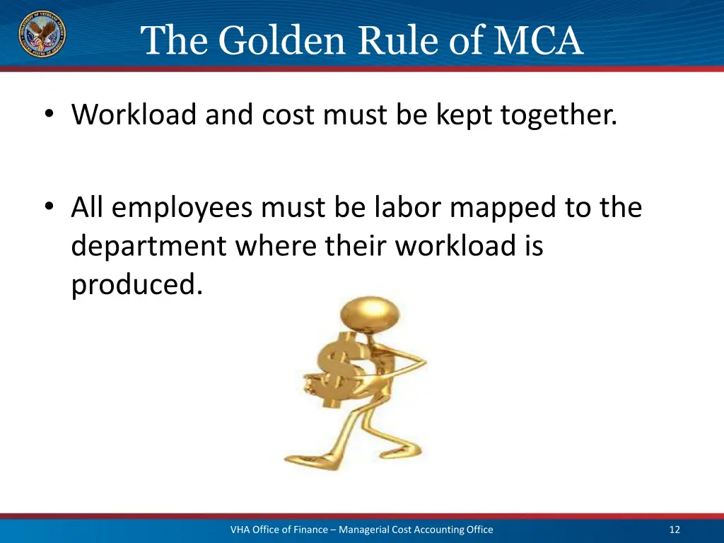 the golden rule of mca