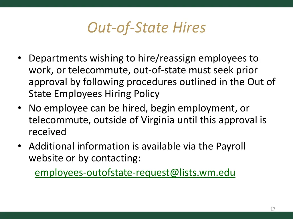 out of state hires