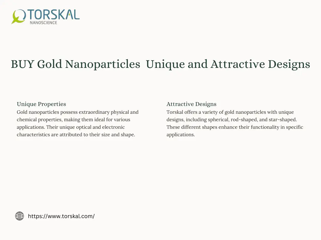 buy gold nanoparticles unique and attractive