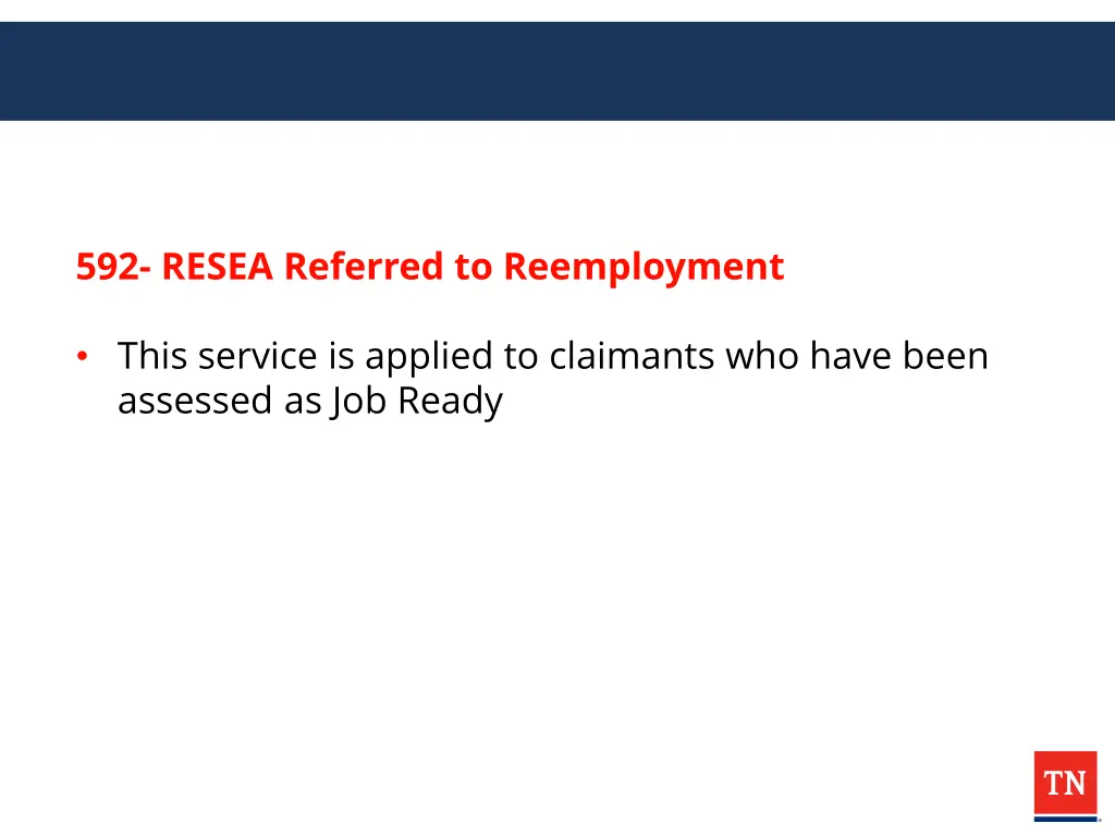 592 resea referred to reemployment