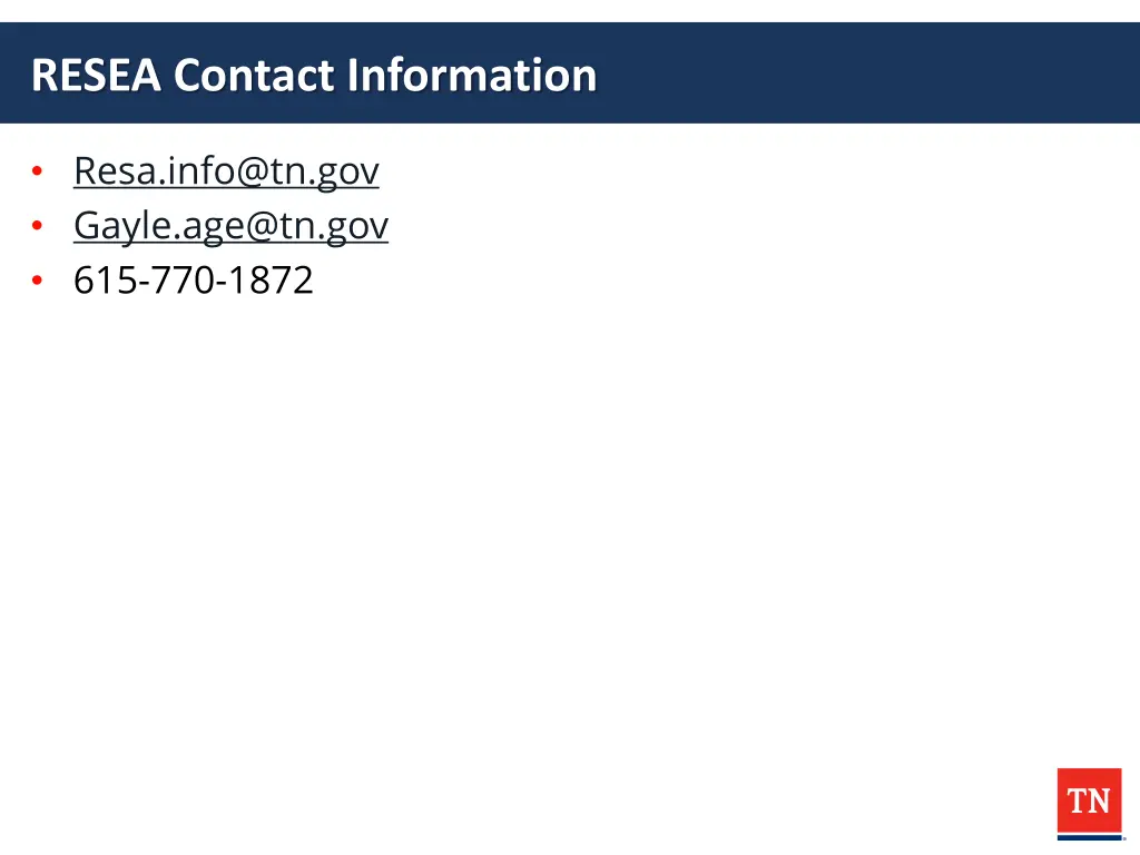 resea contact information