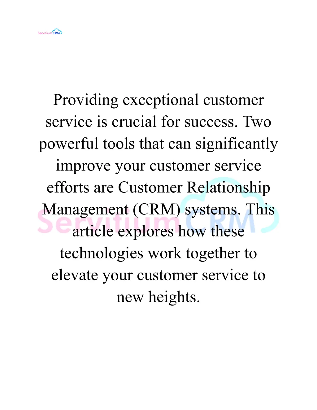 providing exceptional customer service is crucial