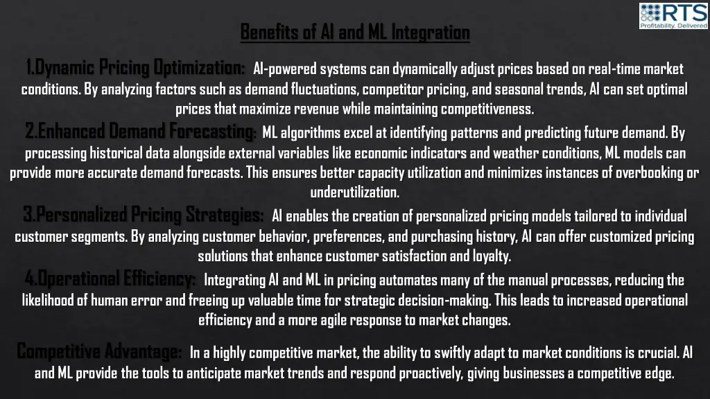 benefits of ai and ml integration