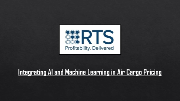 integrating ai and machine learning in air cargo