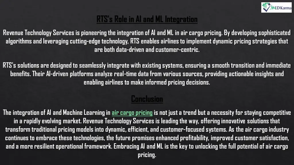 rts s role in ai and ml integration