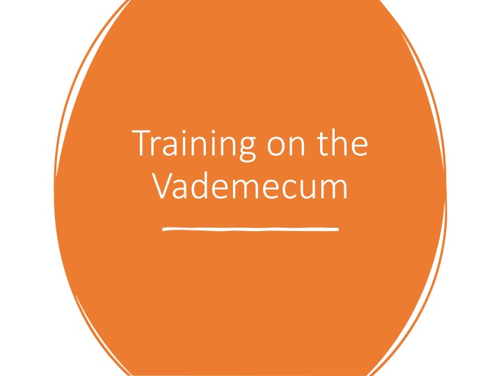 training on the vademecum