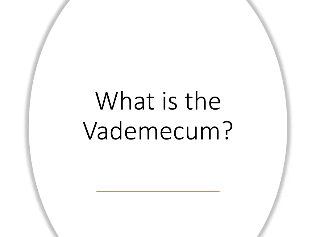 what is the vademecum