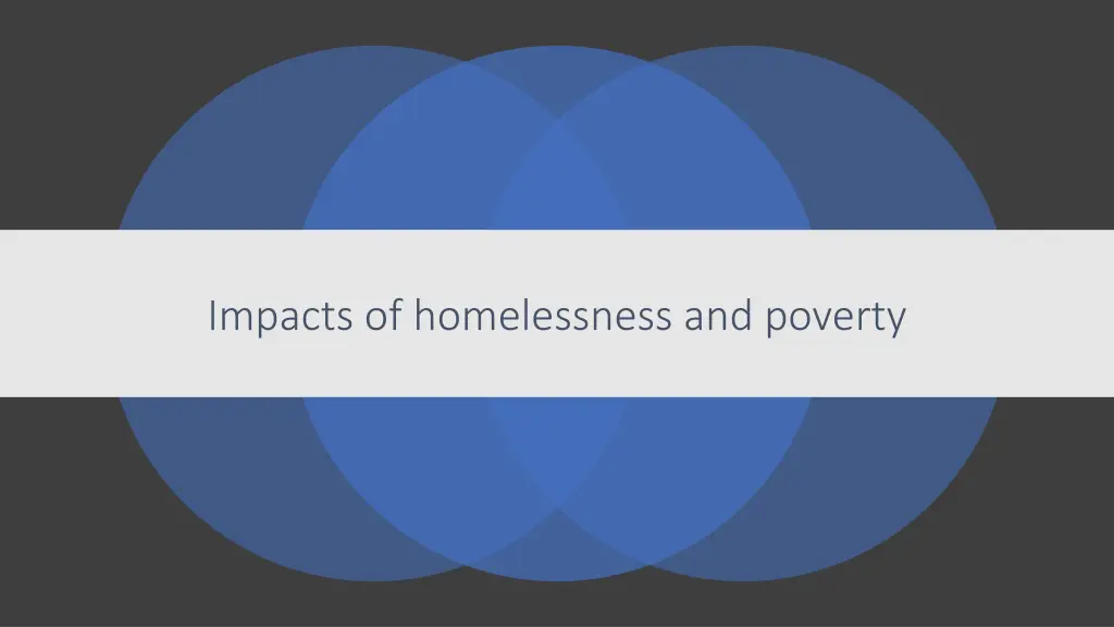 impacts of homelessness and poverty