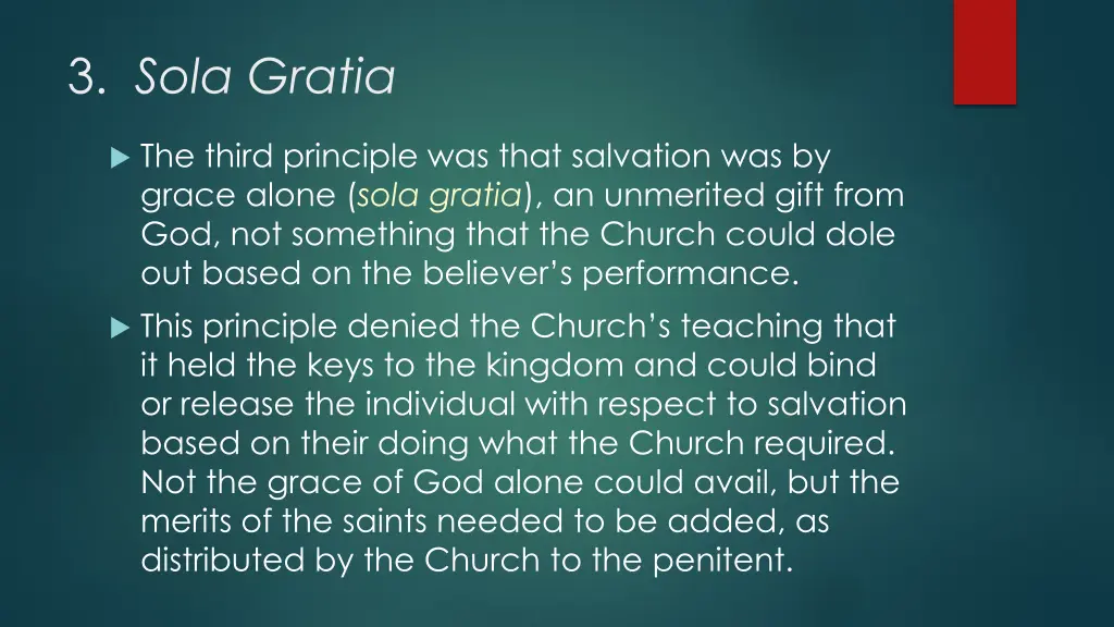 3 sola gratia