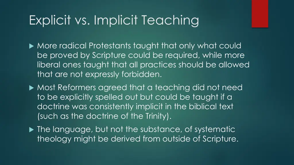 explicit vs implicit teaching