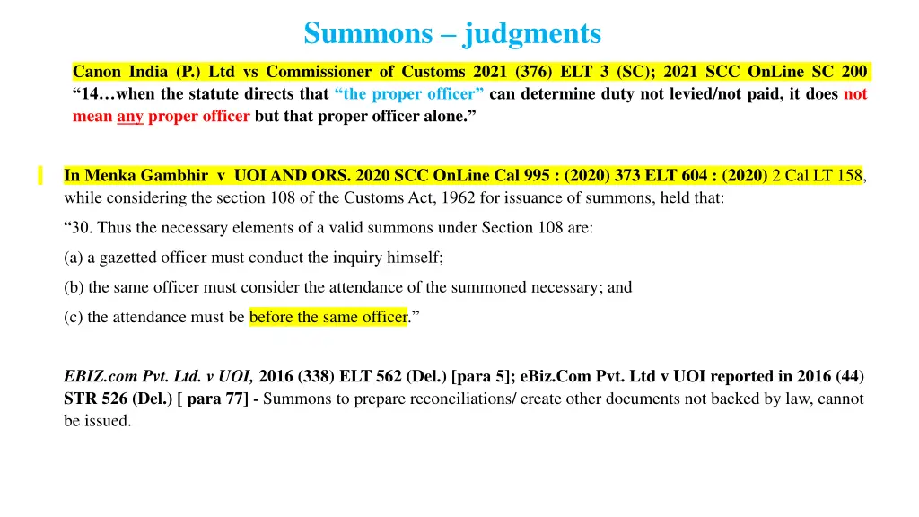 summons judgments