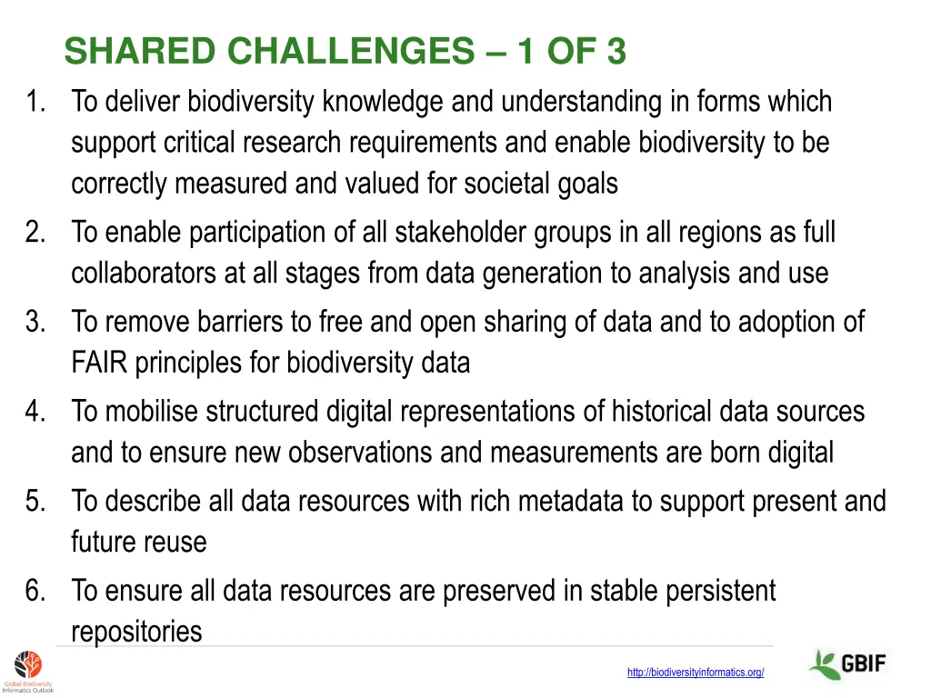 shared challenges 1 of 3 1 to deliver