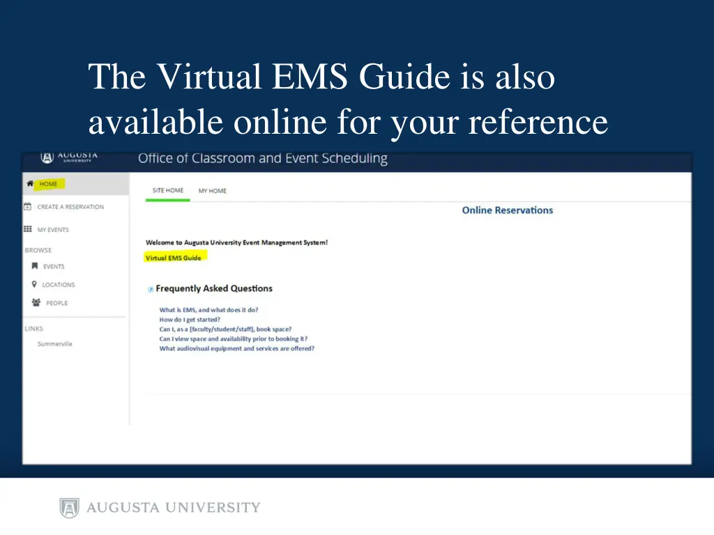 the virtual ems guide is also available online