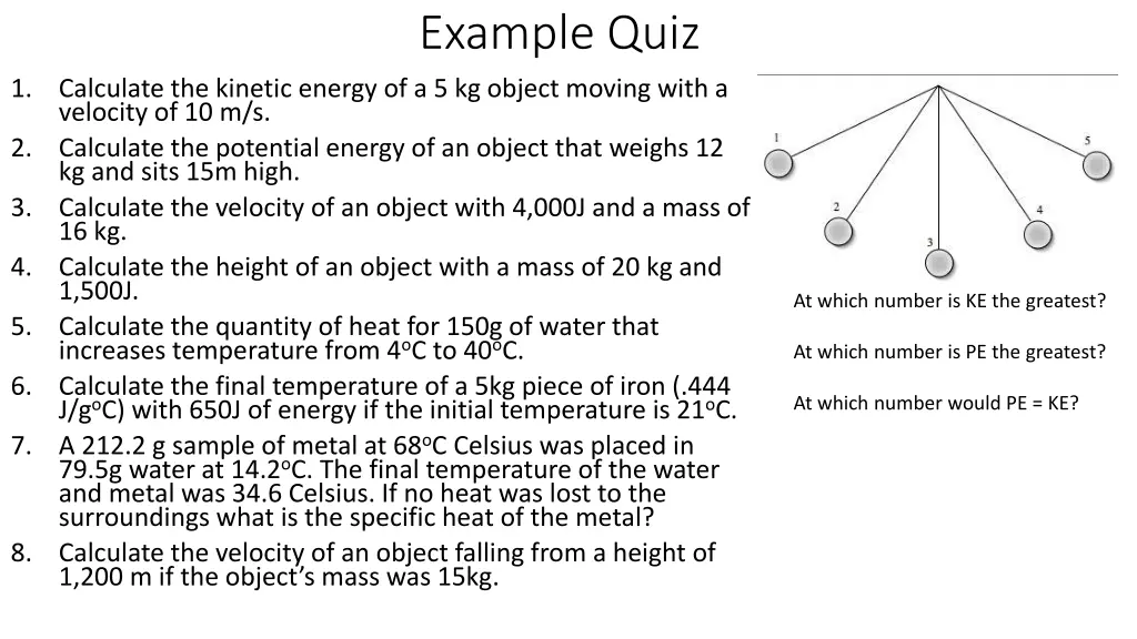 example quiz