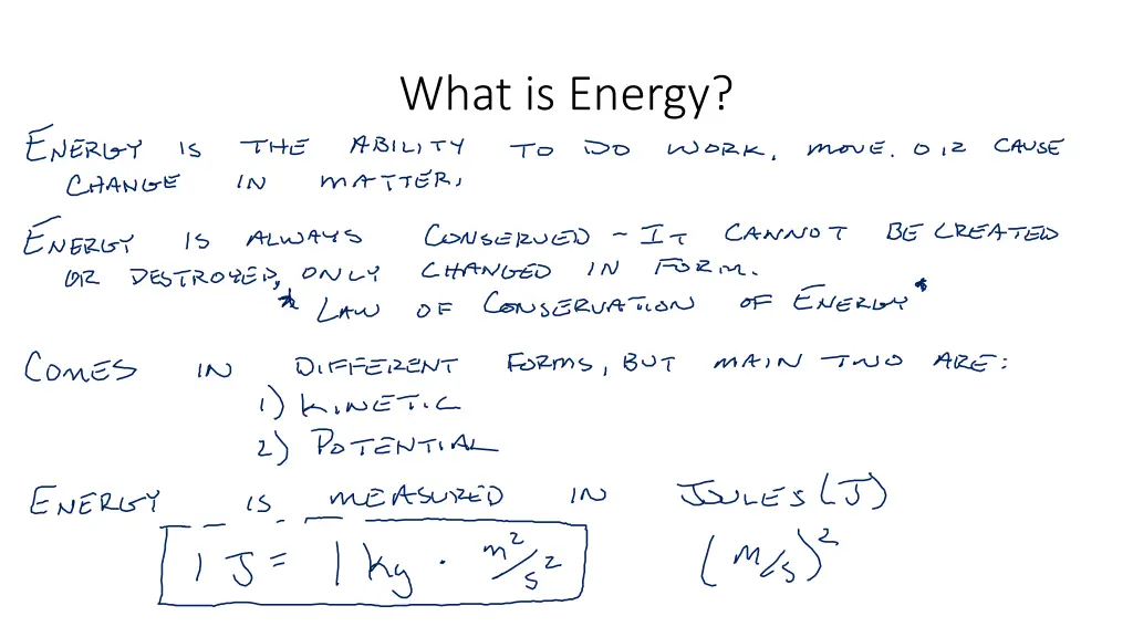 what is energy