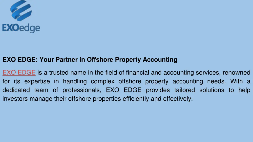 exo edge your partner in offshore property