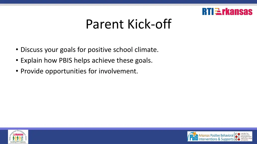 parent kick off