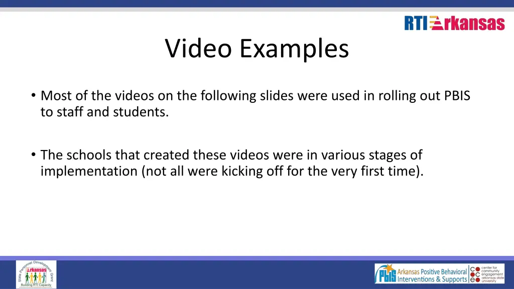 video examples