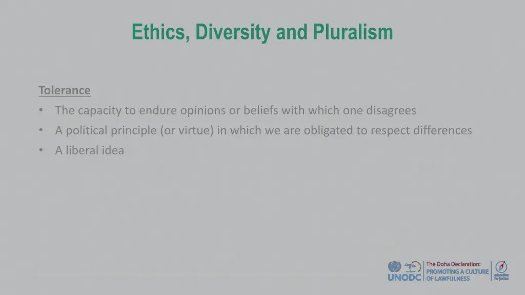 ethics diversity and pluralism 1