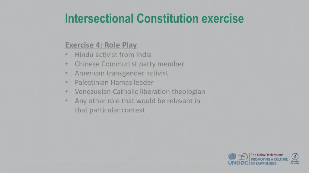 intersectional constitution exercise