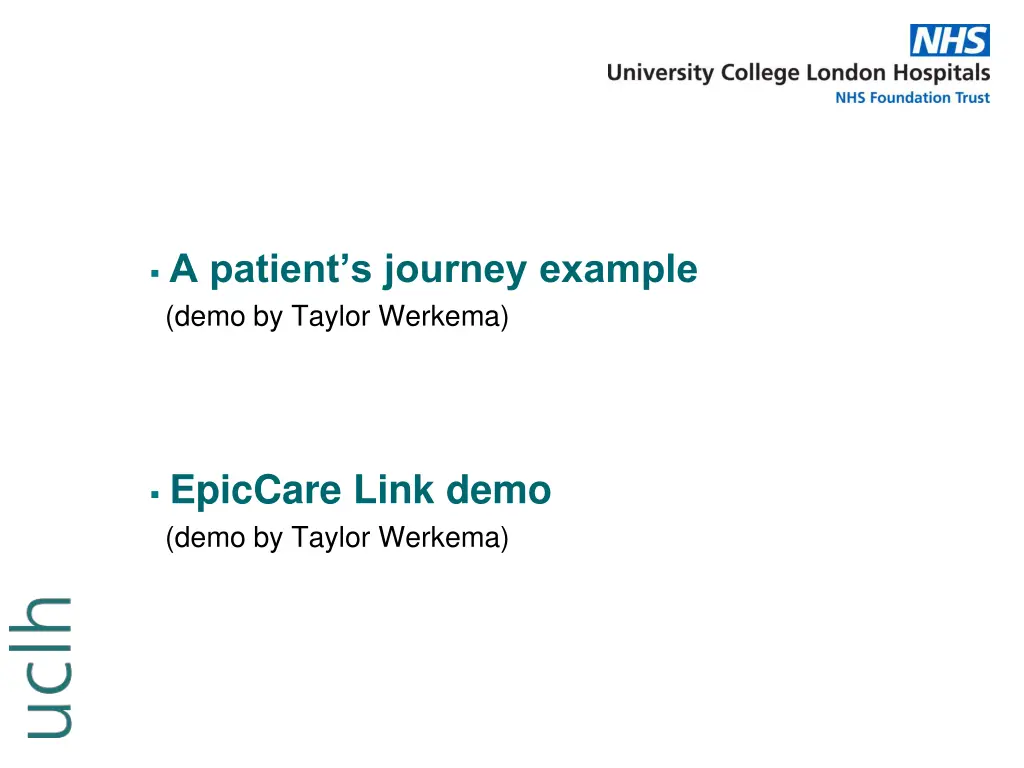 a patient s journey example demo by taylor werkema