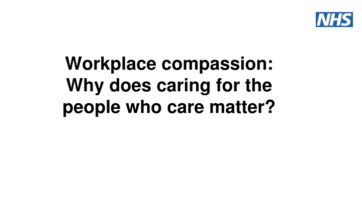 workplace compassion why does caring