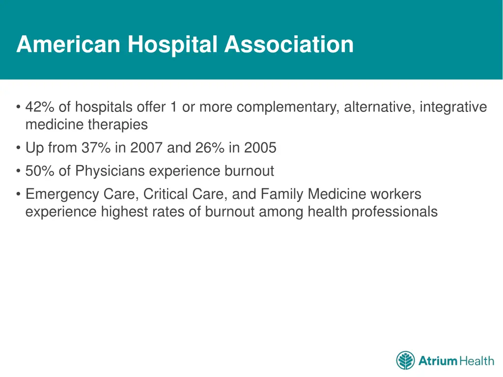 american hospital association