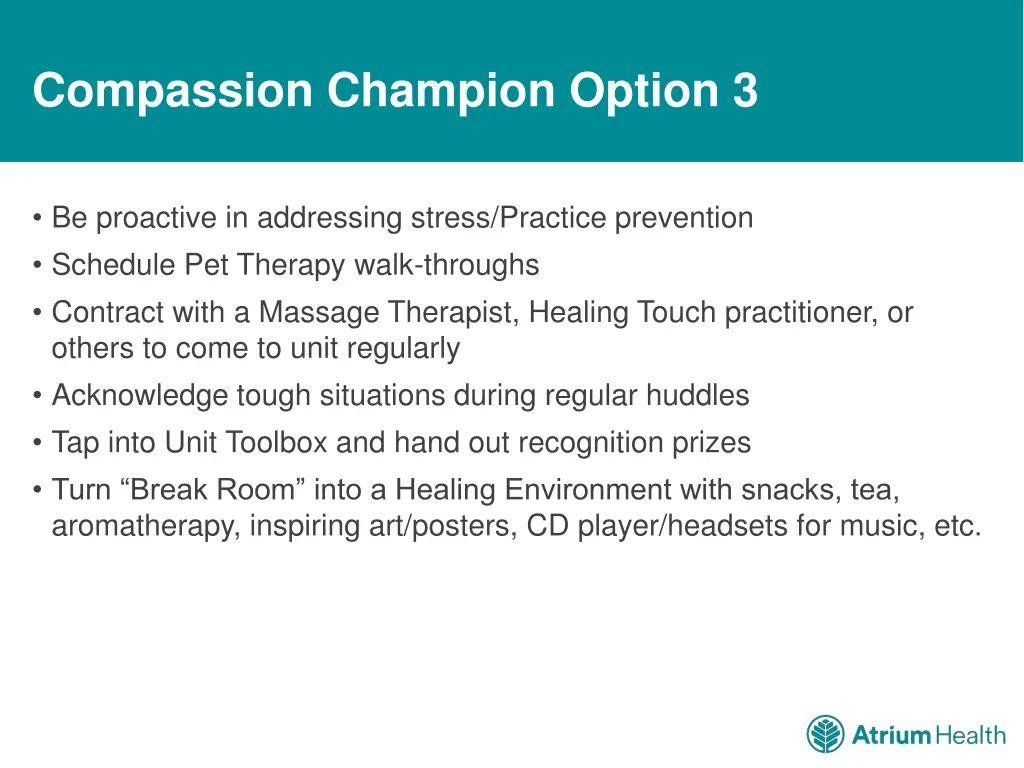 compassion champion option 3