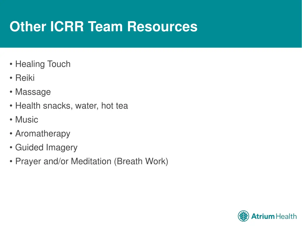 other icrr team resources