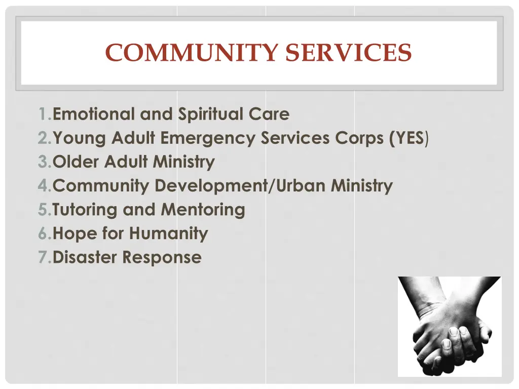 community services