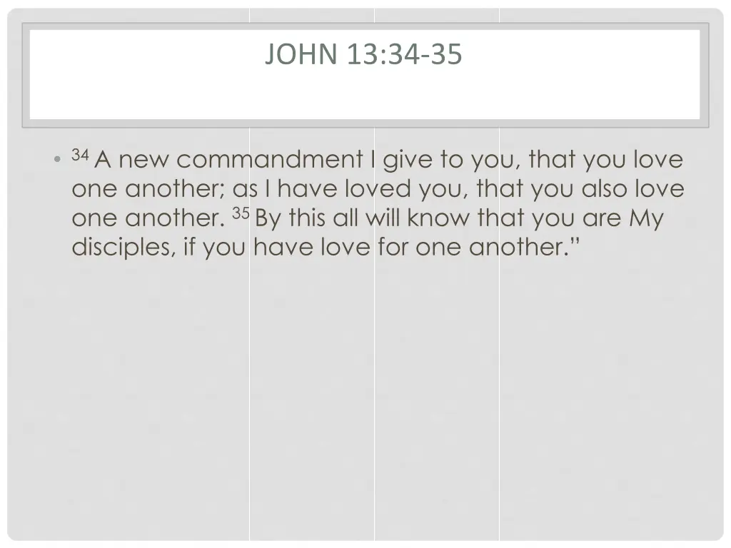 john 13 34 35