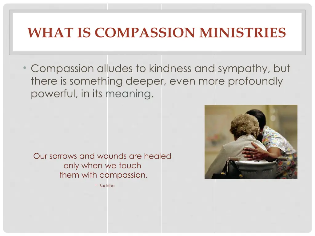 what is compassion ministries