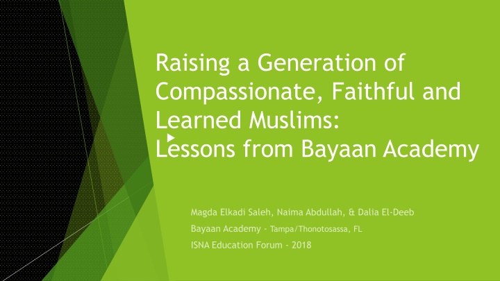 raising a generation of compassionate faithful