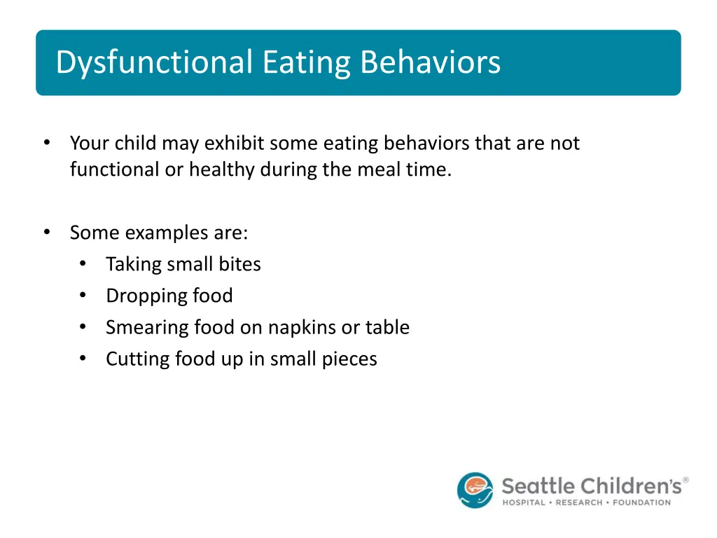 dysfunctional eating behaviors