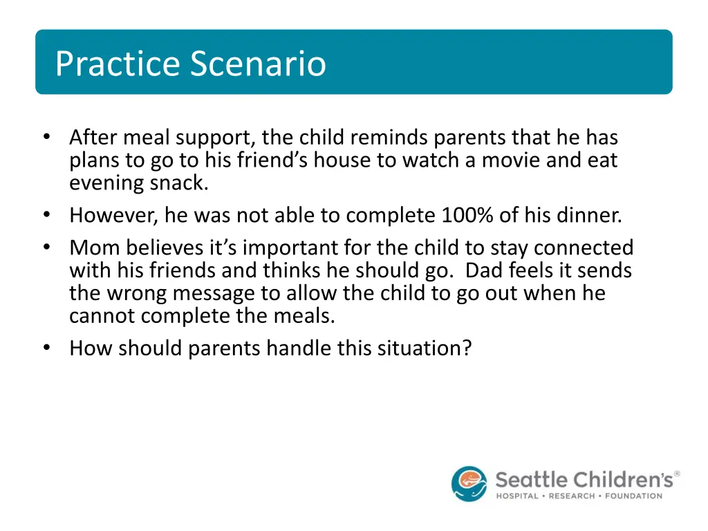 practice scenario 2