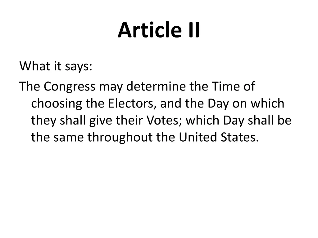 article ii 2