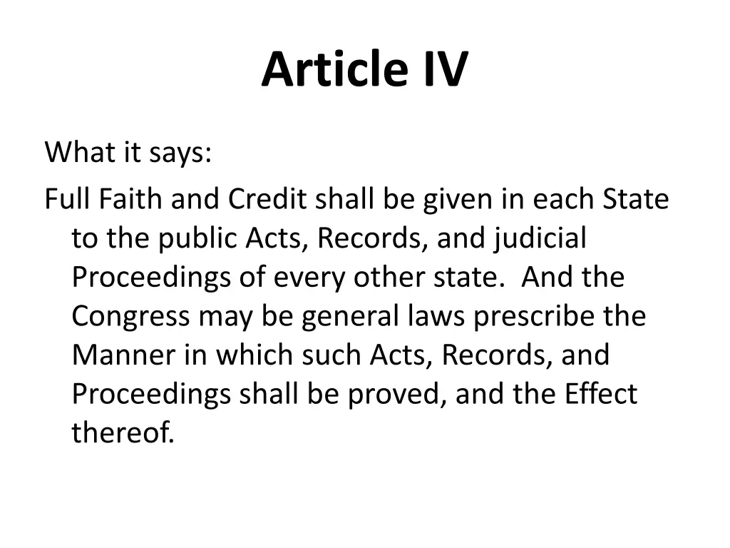 article iv