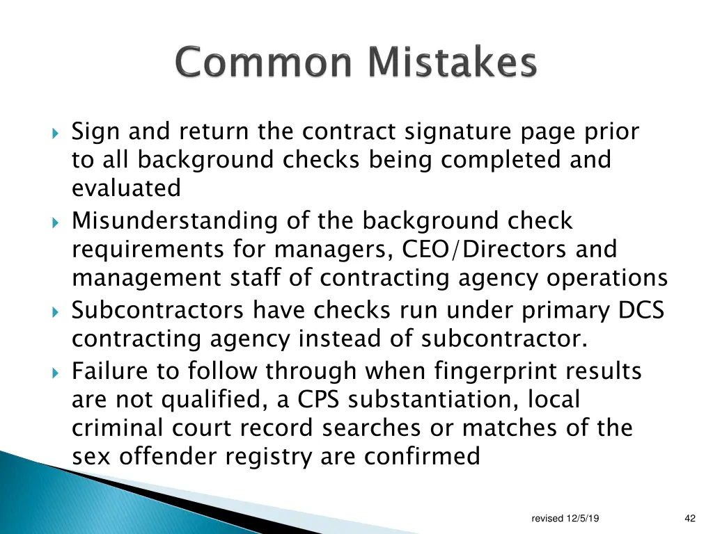 sign and return the contract signature page prior