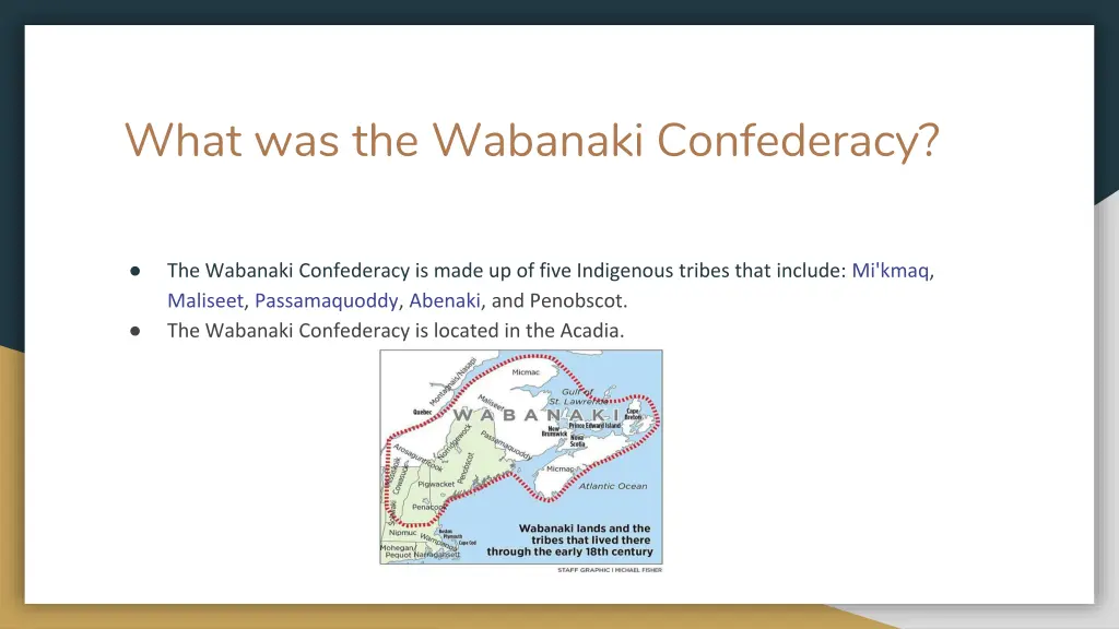 what was the wabanaki confederacy