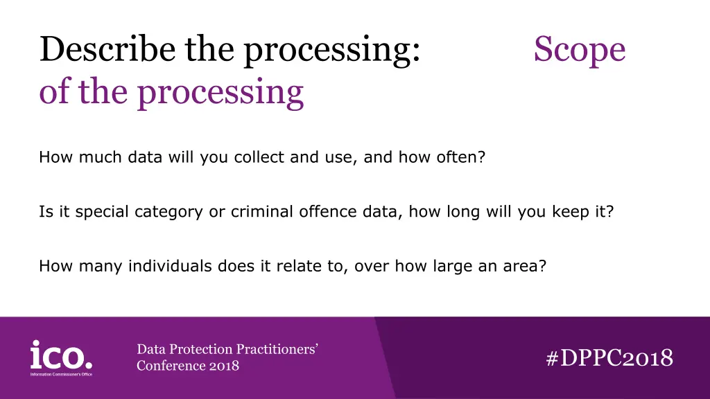 describe the processing of the processing