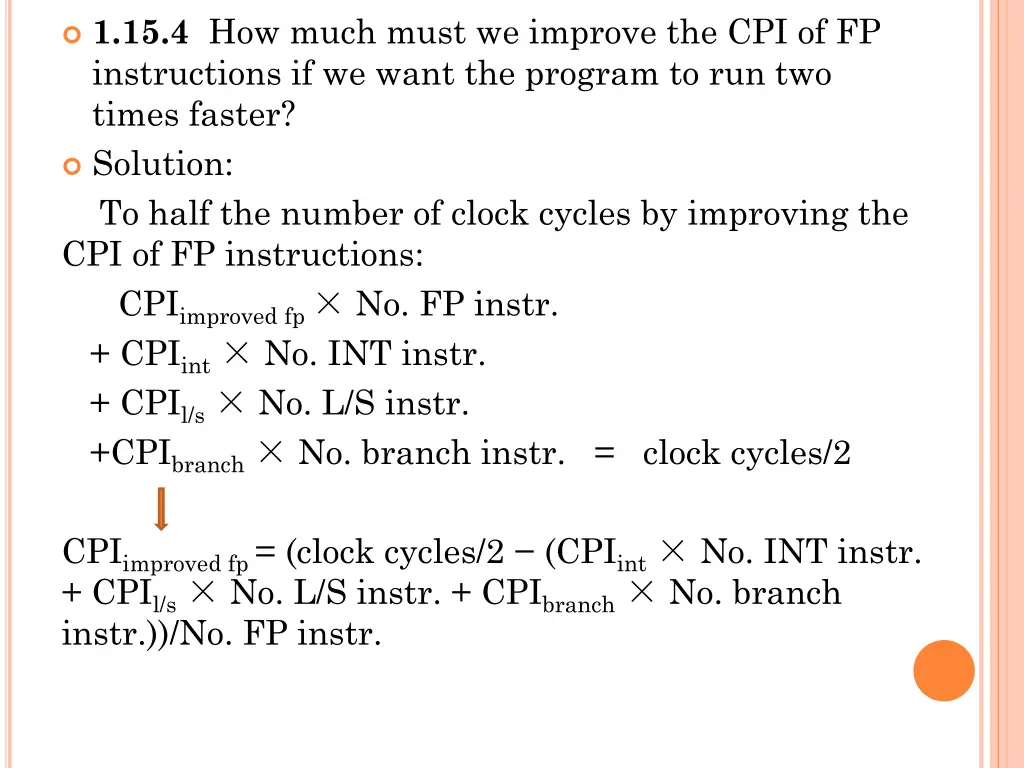 1 15 4 how much must we improve 1