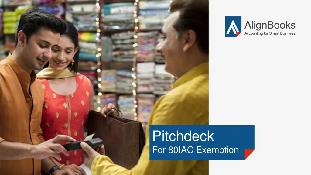 pitchdeck for 80iac exemption