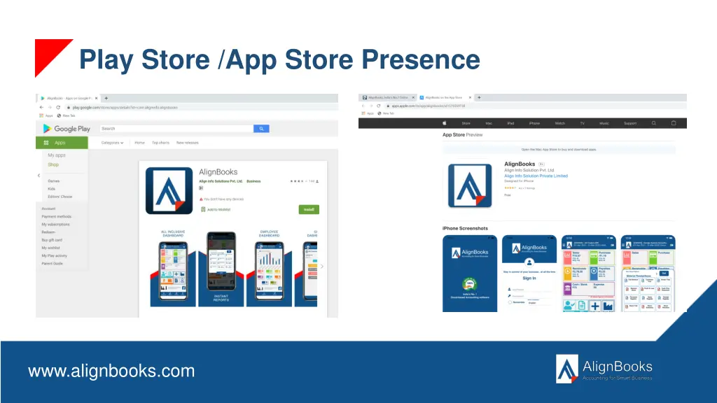 play store app store presence