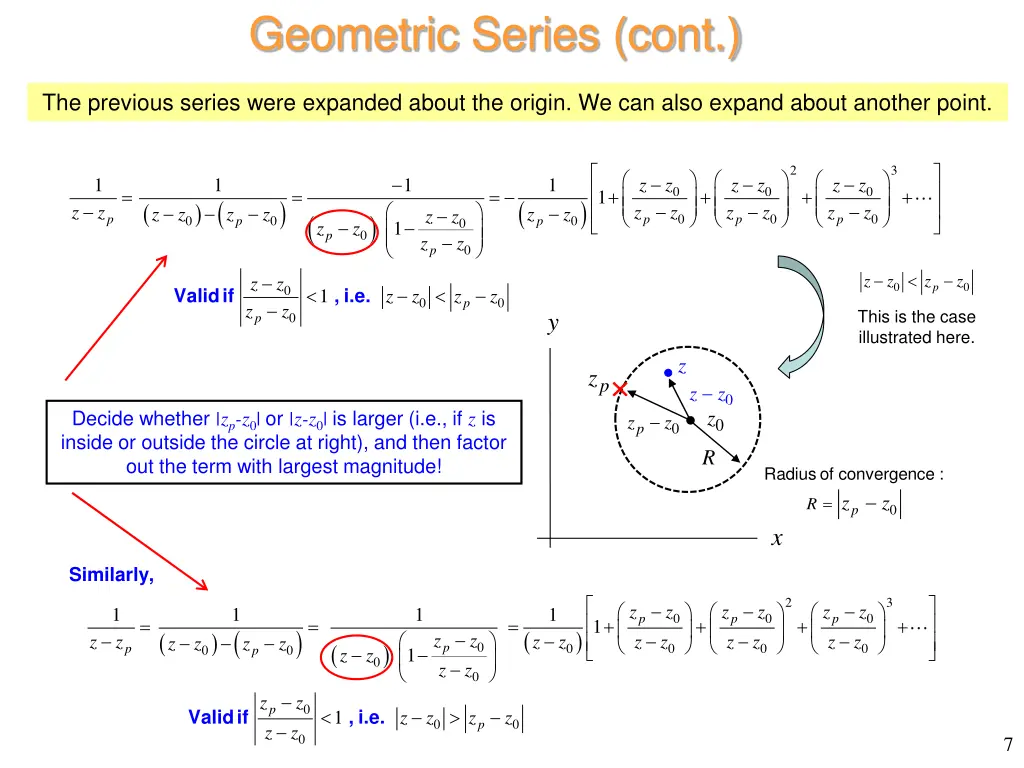 geometric series cont 4