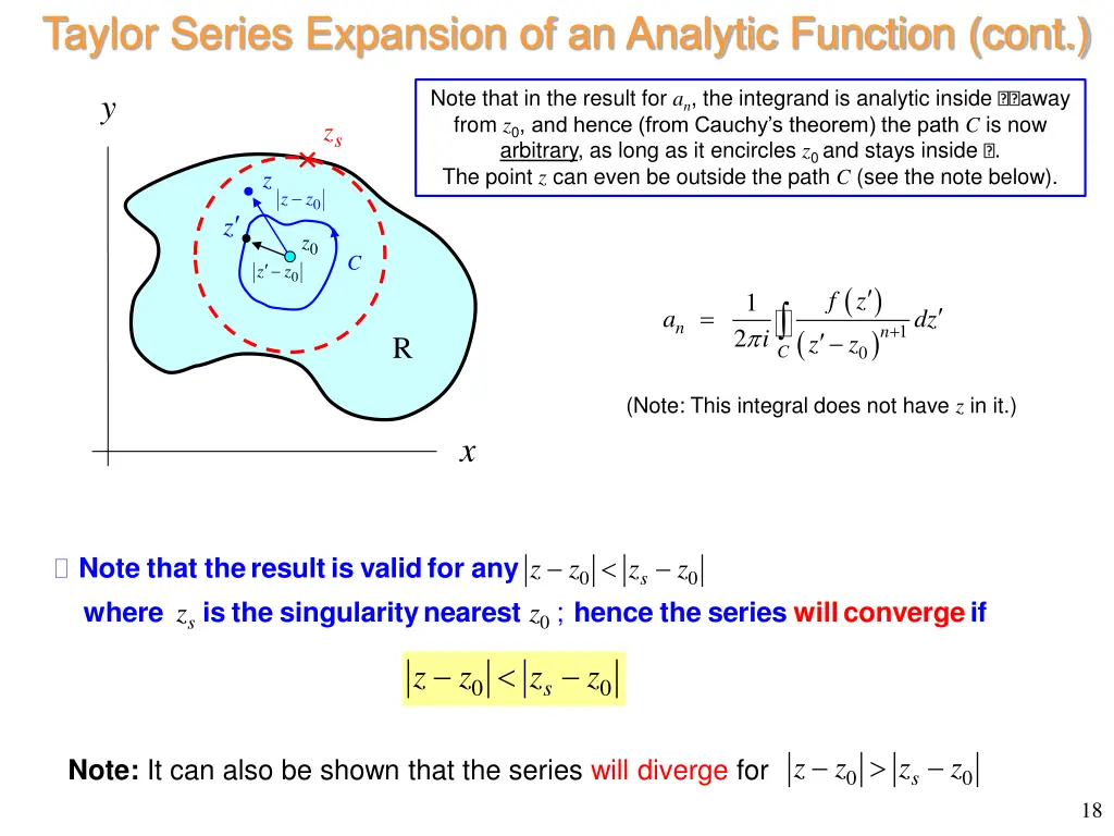 taylor series expansion of an analytic function 1